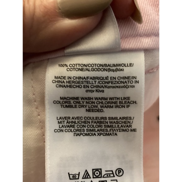 Brooks Brothers Mens Pink Chino Shorts Size 42 x 11‎ Cotton Preppy - Picture 9 of 9